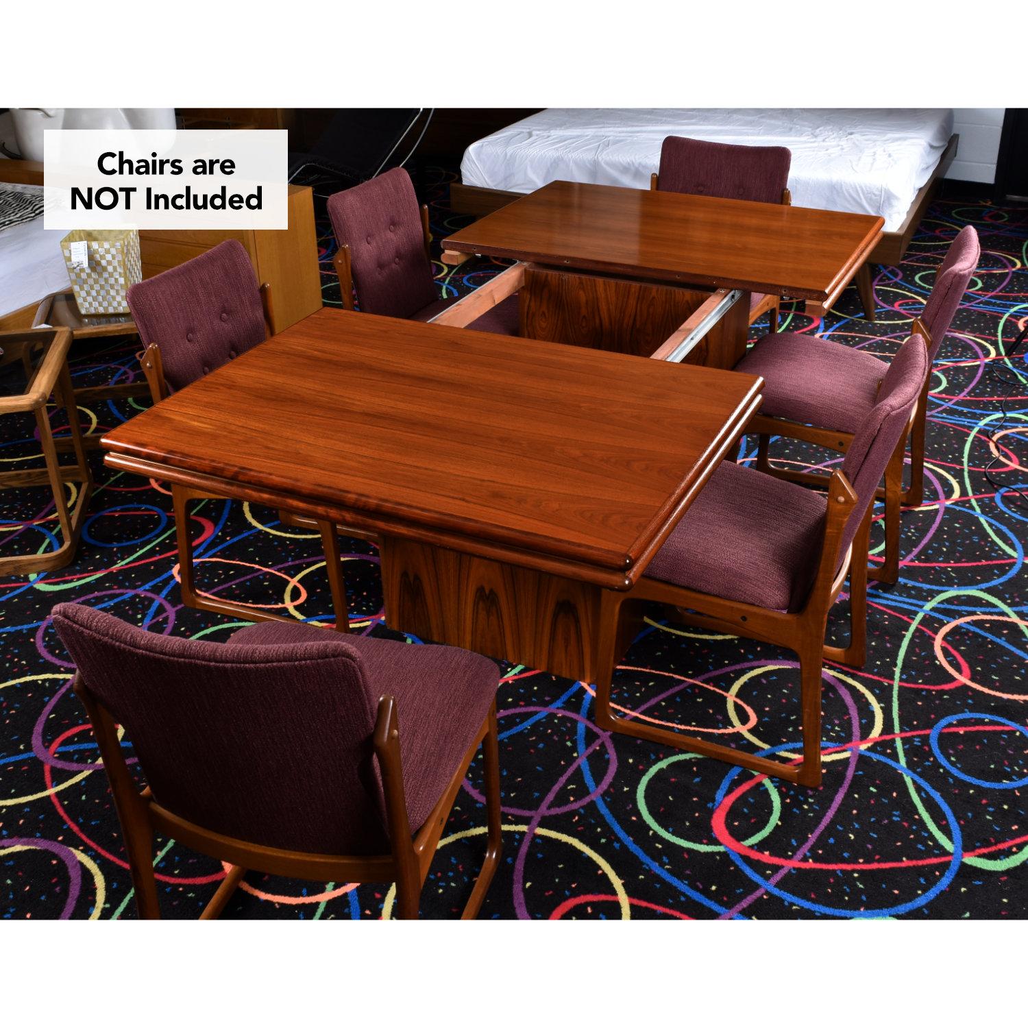 Sannemanns Møbelfabrik Table de salle à manger extensible en palissandre danois en vente 3