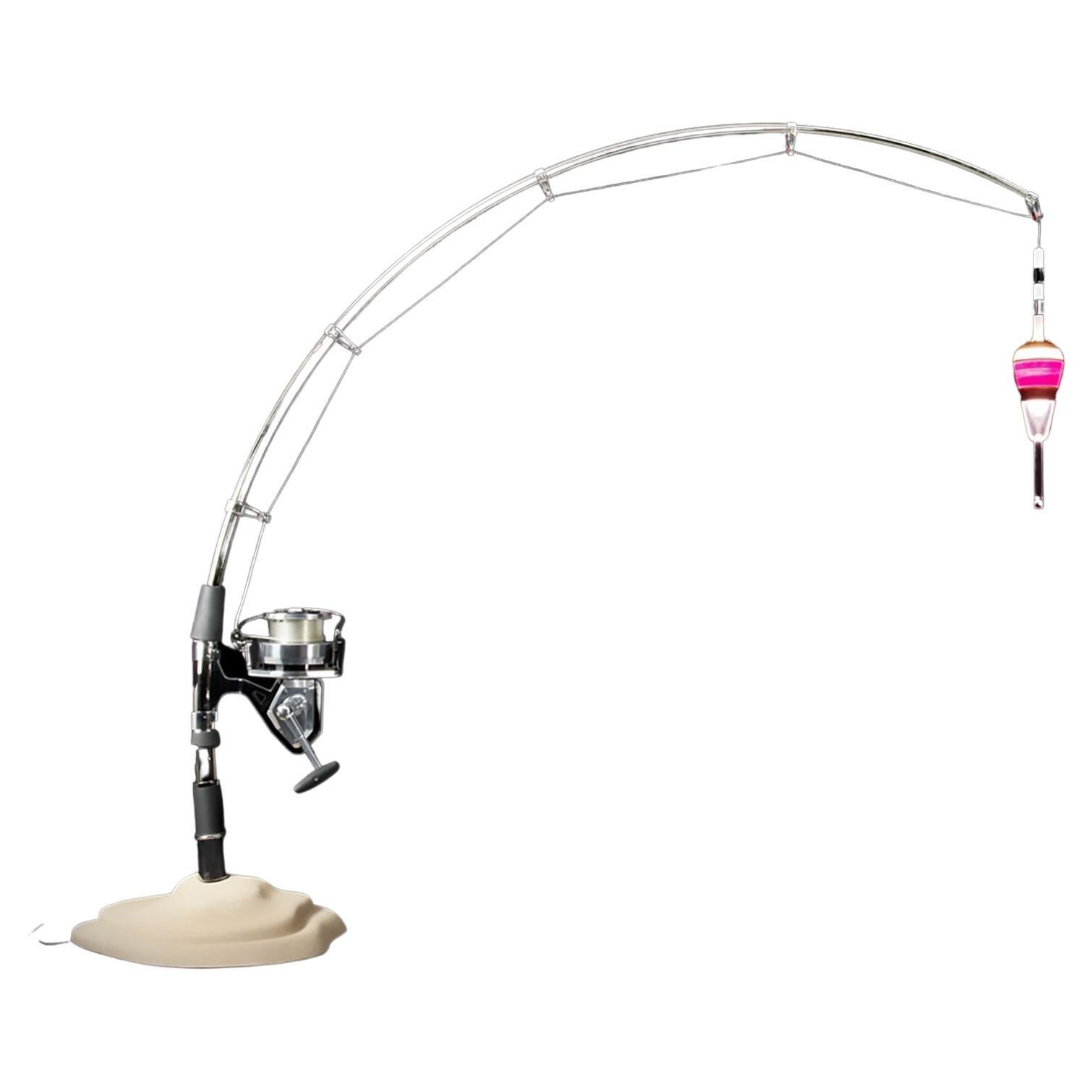 Sanpei Arc Floor Lamp in aluminium by Damiano Spelta