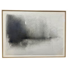 Landscape Drawing by Paul de Pignol, Charcoal on Paper, 2022