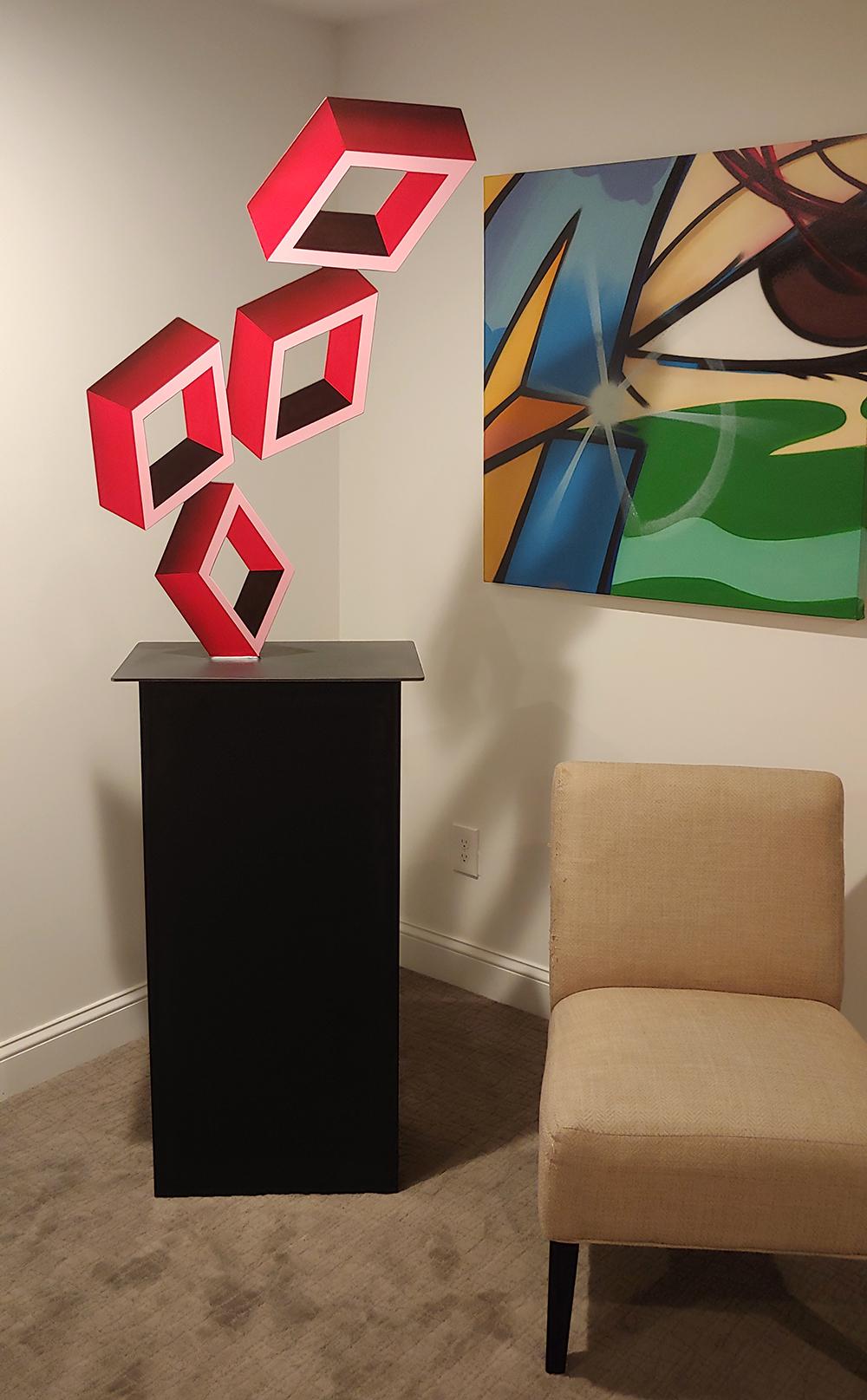 3d geometric sculpture