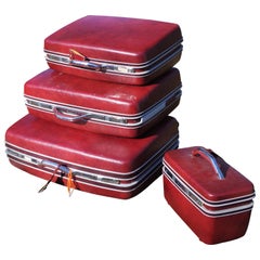Vintage Sansonite 1970s Stiff Suitcases