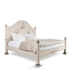 Sansovino Ivory with Chinoiserie Design Bed