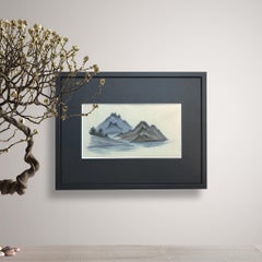 Kimono Art "SANSUI" by Kimono-Couture, Japanese Art, Asian Art, Wall Decoration