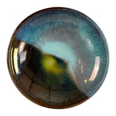 Sant' Andrea Faenza, Ceramic Plate with Metallic Luster, 1970s