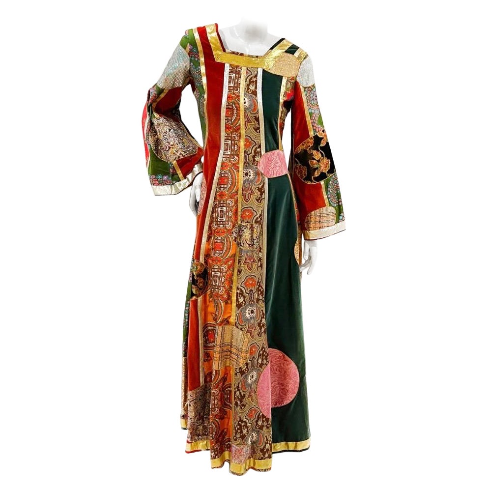 Sant
 Angelo Patchwork Klimt Dress Fall1969