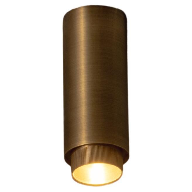 Santa 63 Surface-Mounted Downlight Lamp in Aged Brass by Nuumbra