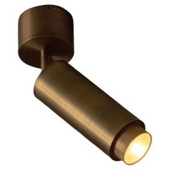 Santa 63 Surface-Mounted Spotlight Lamp in Aged Brass by Nuumbra