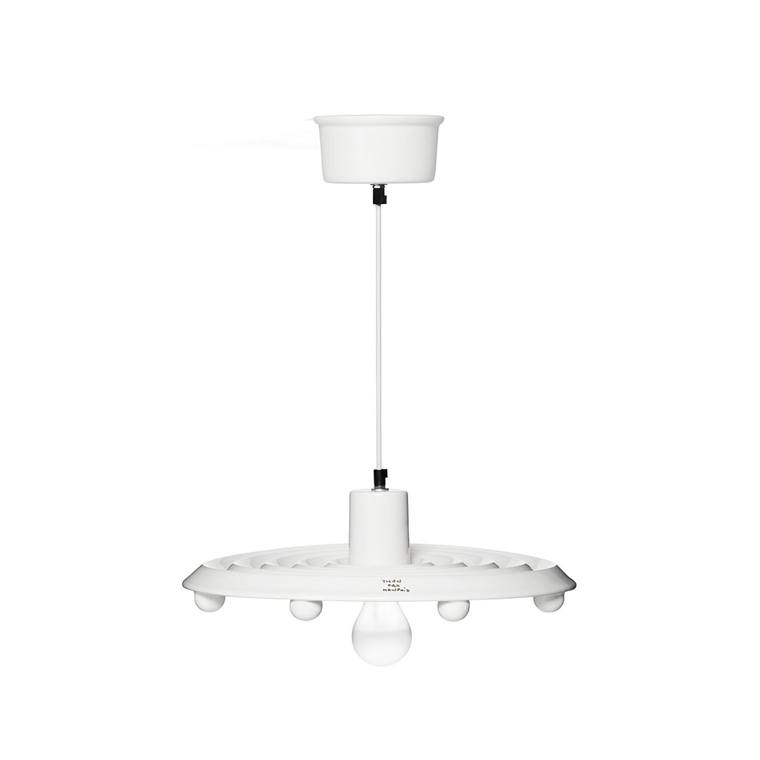 Santa Ana Ceramic Ceiling Lamp USA 110 Volts, by Matteo Thun from Memphis Milano For Sale