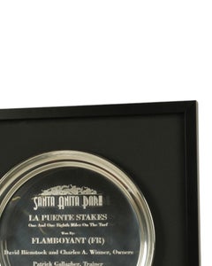 Santa Anita Horse Racing Trophy Won by Flamboyant