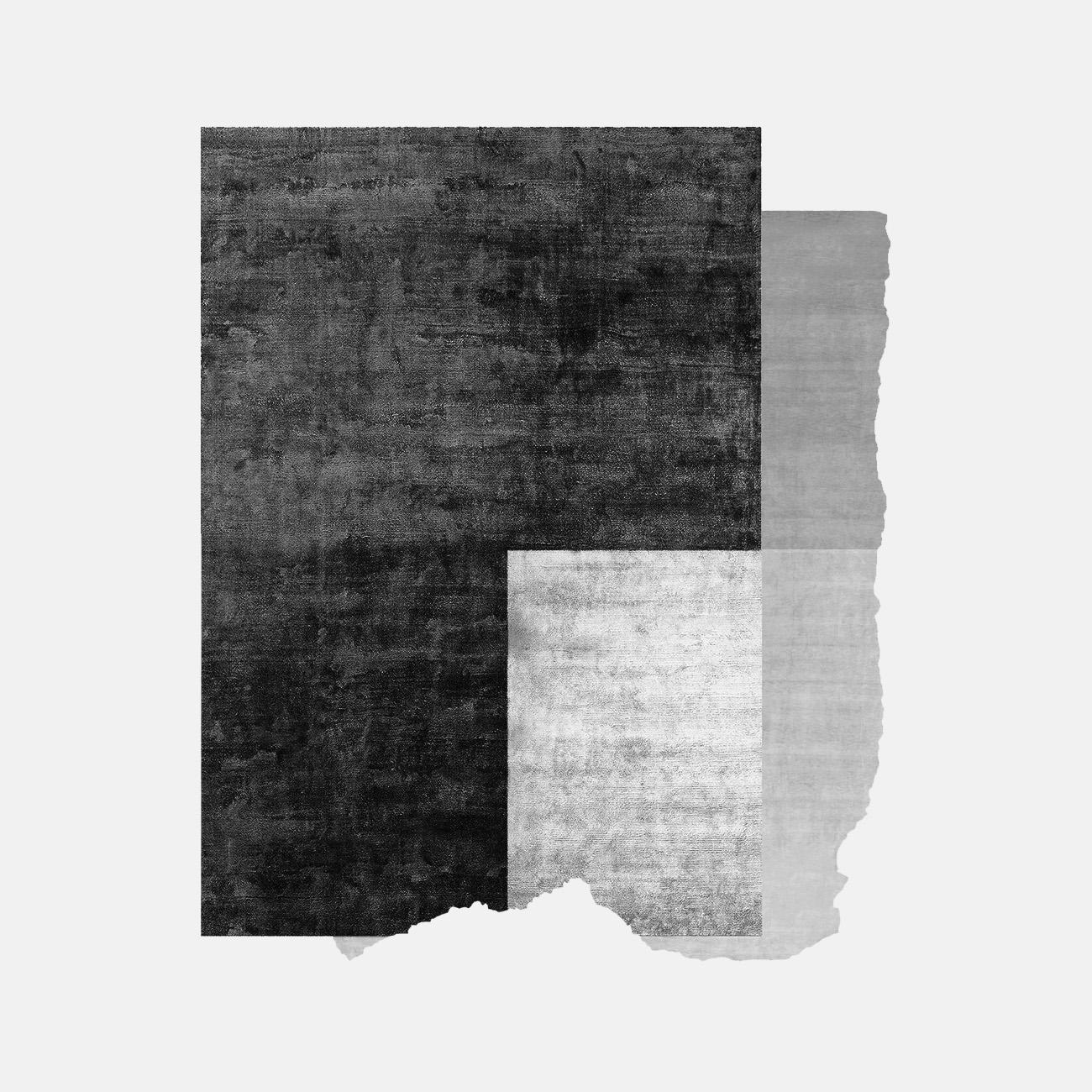 Santa Boyar Scanvino Night Edit Rug by Atelier Bowy C.D.
Dimensions: W 243 x L 300 cm.
Materials: Wool, silk.

Available in W140 x L220, W170 x L240, W200 x L300, W243 x L300 cm.

Atelier Bowy C.D. is dedicated to crafting contemporary handmade rugs