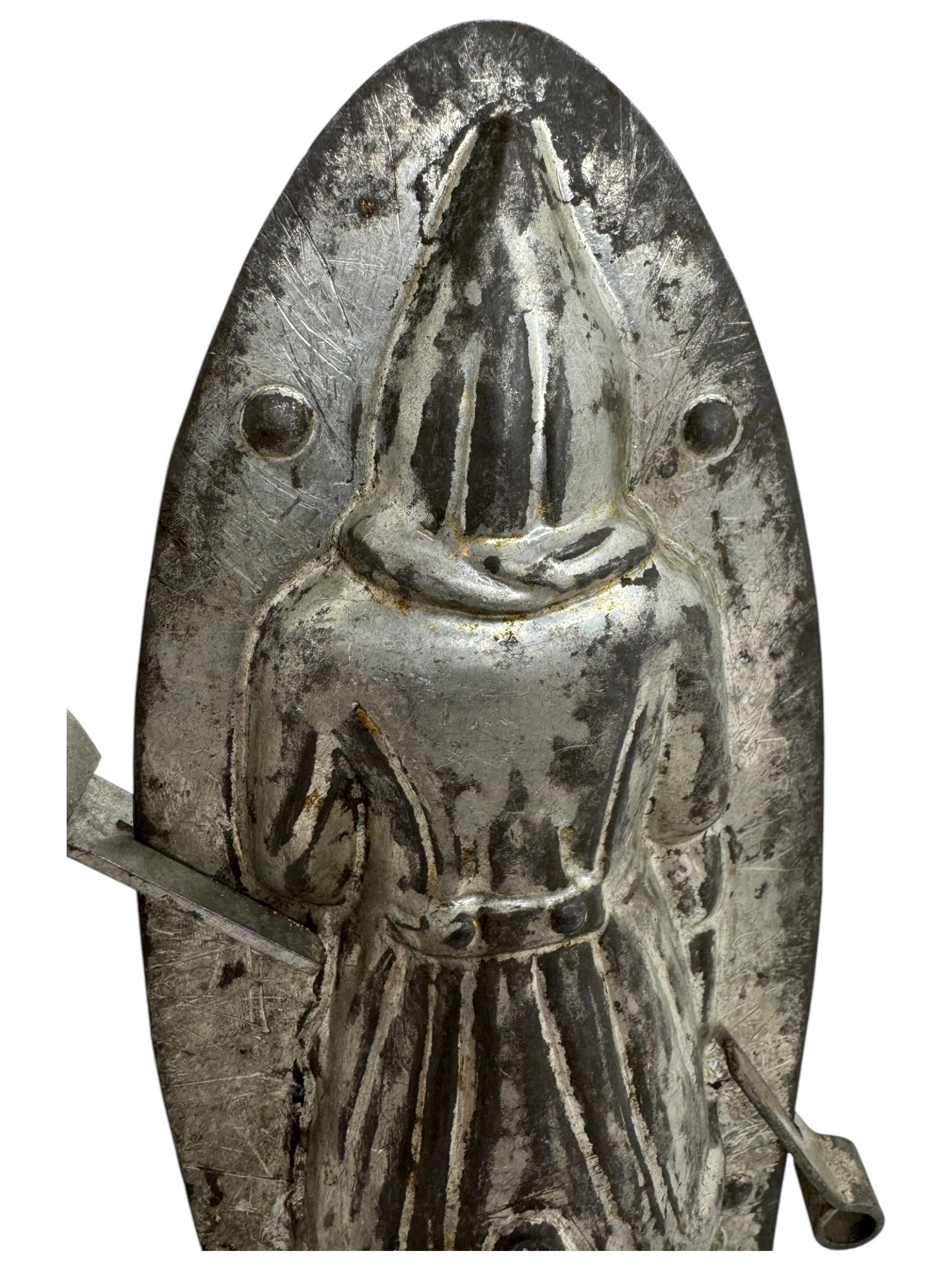 Santa Claus Belsnickle Chocolate Mold Antique 1910s, German Walter, Berlin For Sale 1