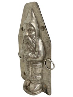 Santa Claus Belsnickle Christmas Chocolate Mold Antique 1930s, German