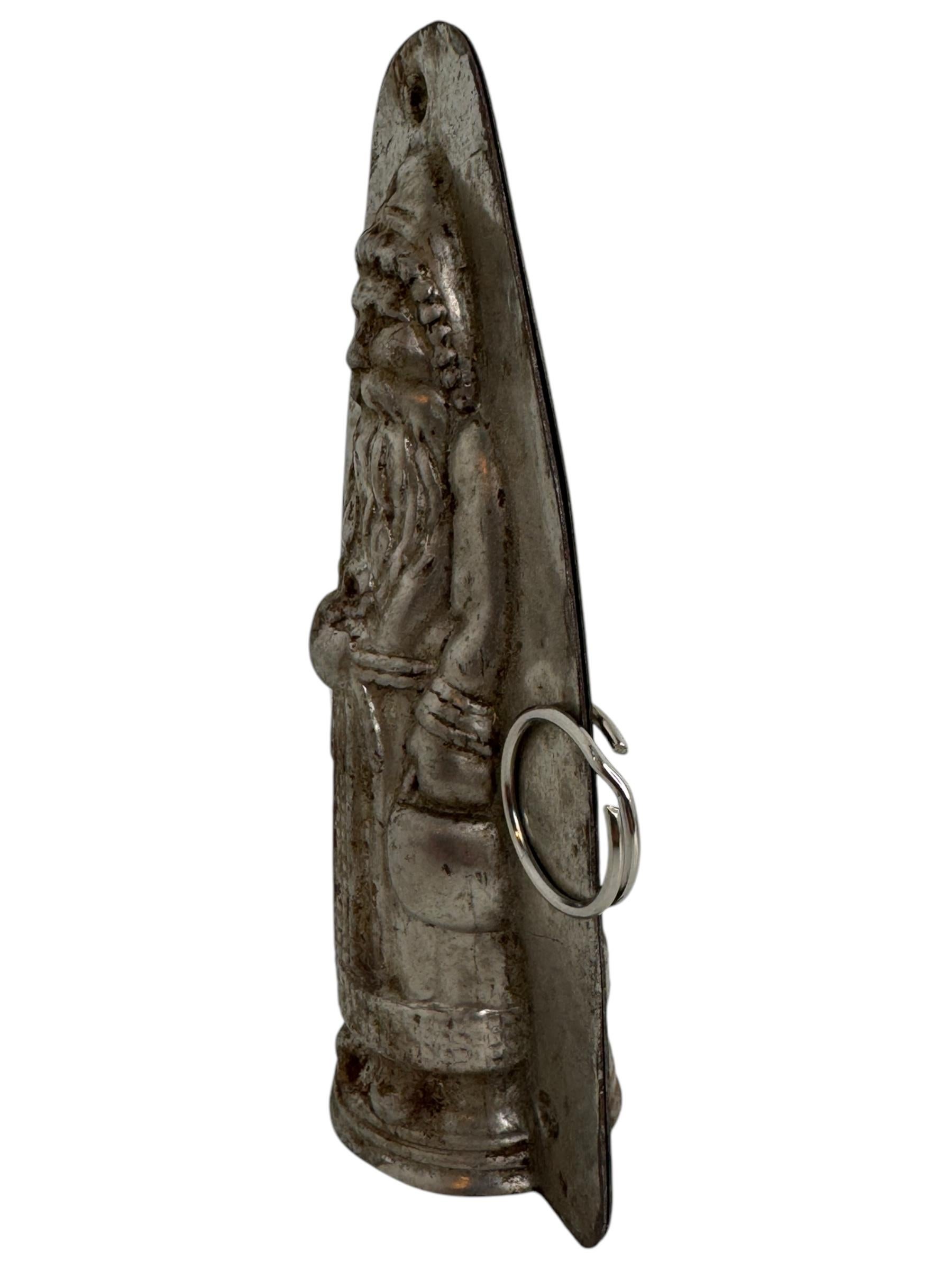Santa Claus Belsnickle Weihnachts Schokoladenform Antike 1900er Jahre, Deutsch im Angebot 4