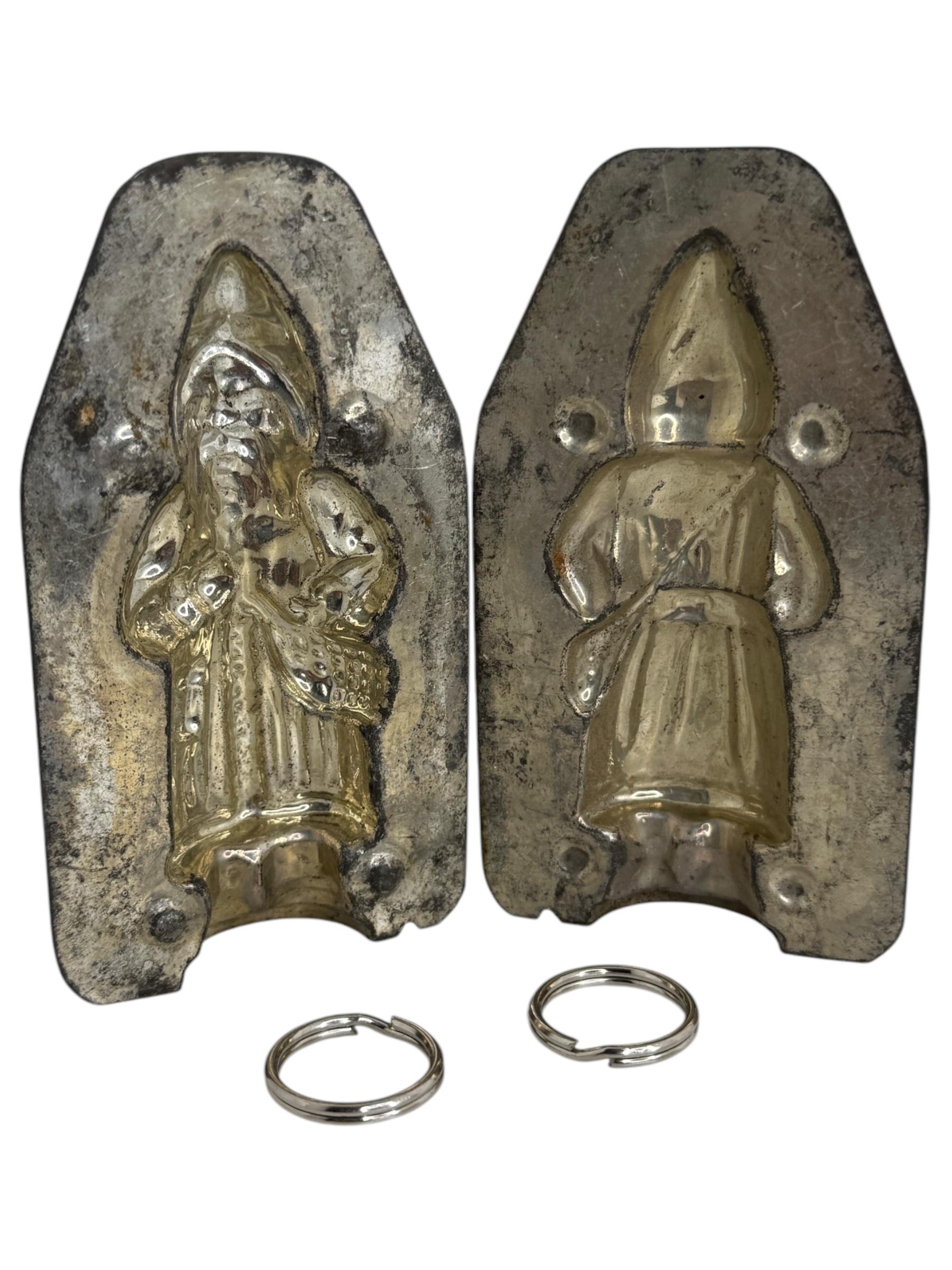 Santa Claus Belsnickle Miniature Chocolate Mold Antique 1900s, German For Sale 5