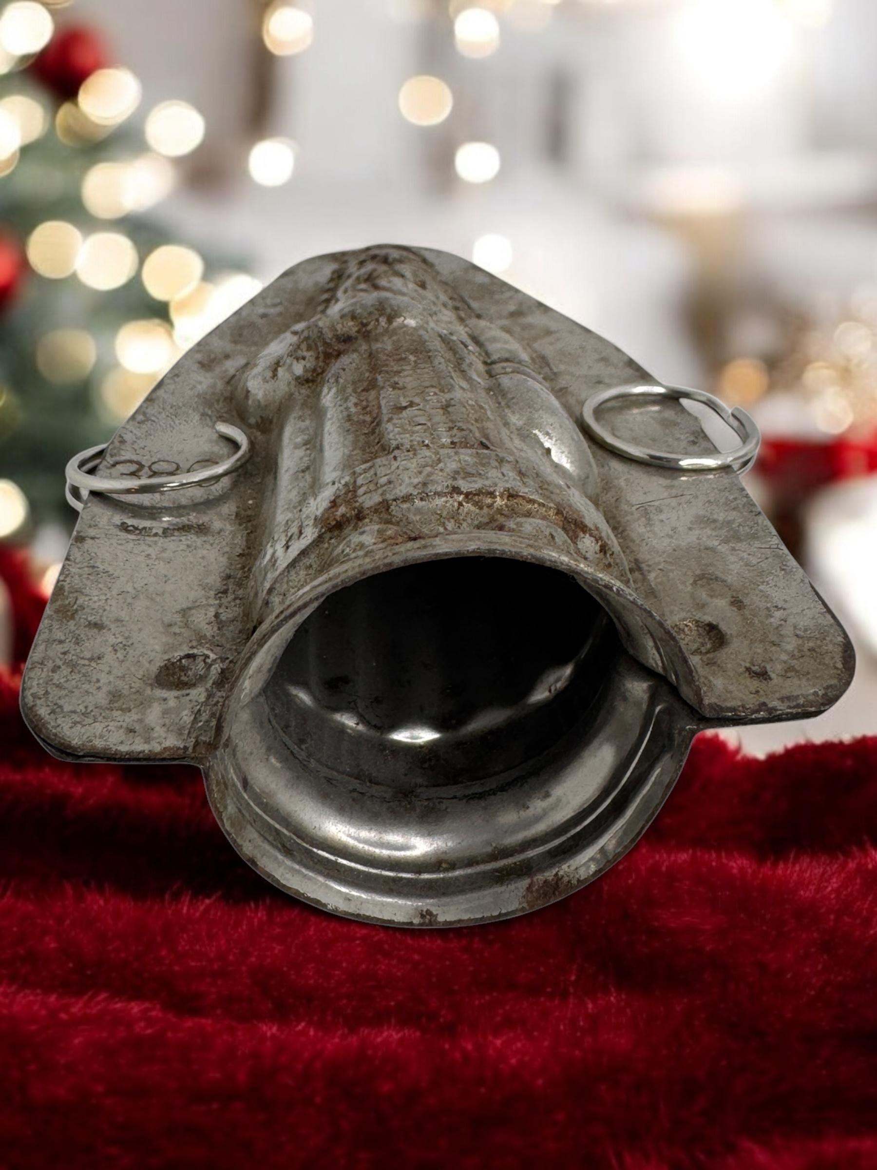 Santa Claus Belsnickle Weihnachts Schokoladenform Antike 1900er Jahre, Deutsch im Angebot 9
