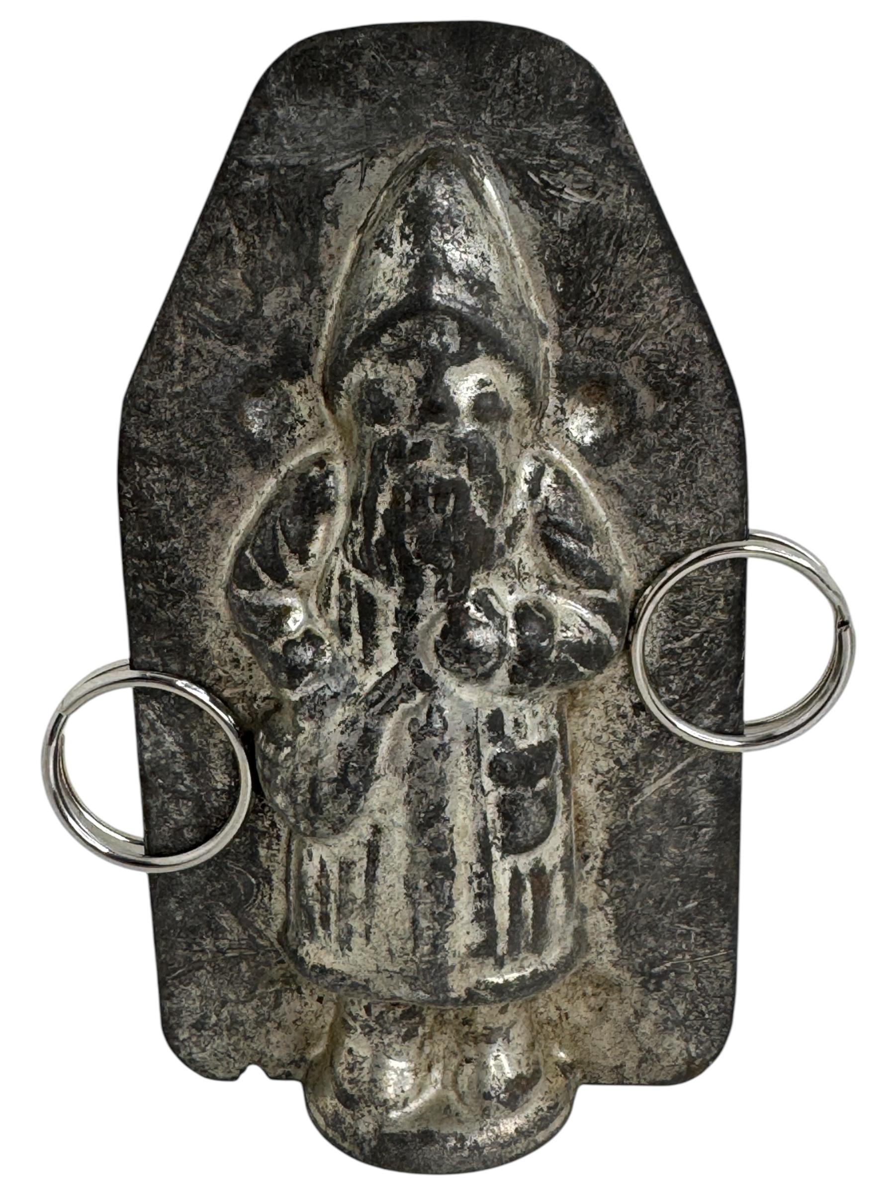 Santa Claus Belsnickle Miniature Chocolate Mold Antique 1900s, German For Sale 1