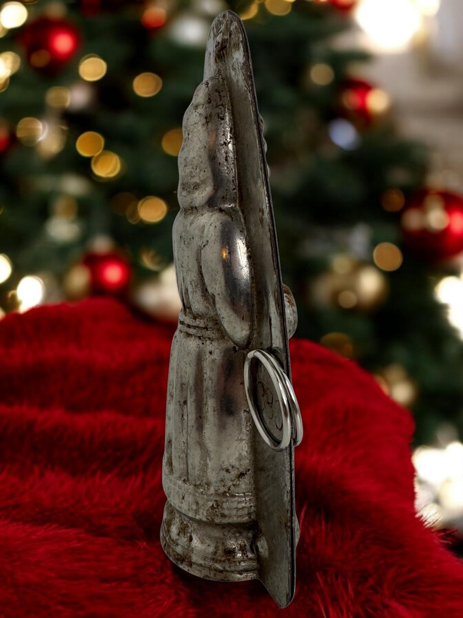 Santa Claus Belsnickle Weihnachts Schokoladenform Antike 1900er Jahre, Deutsch im Angebot 1