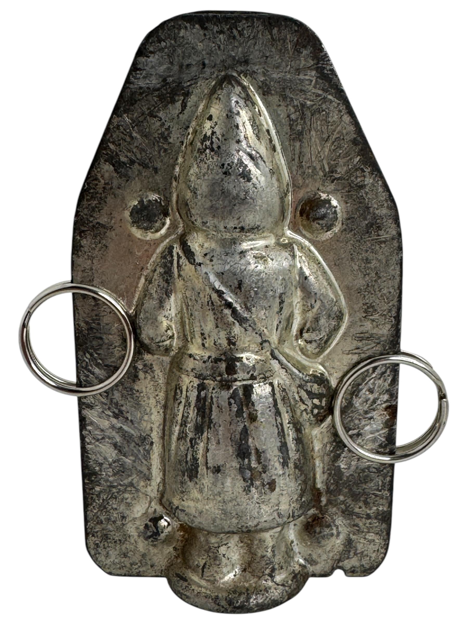 Santa Claus Belsnickle Miniature Chocolate Mold Antique 1900s, German For Sale 3