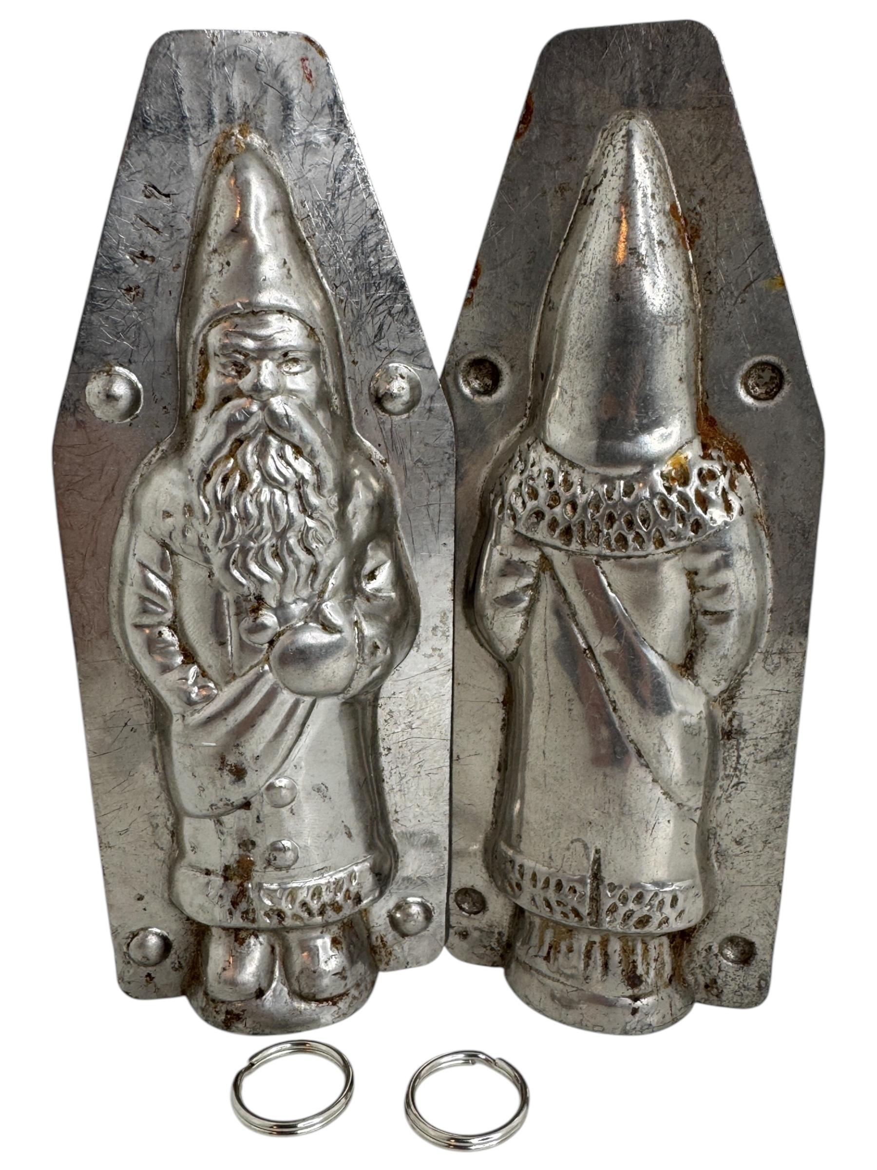 Santa Claus Belsnickle Chocolate Mold Antique 1910s, German Christmas For Sale 4