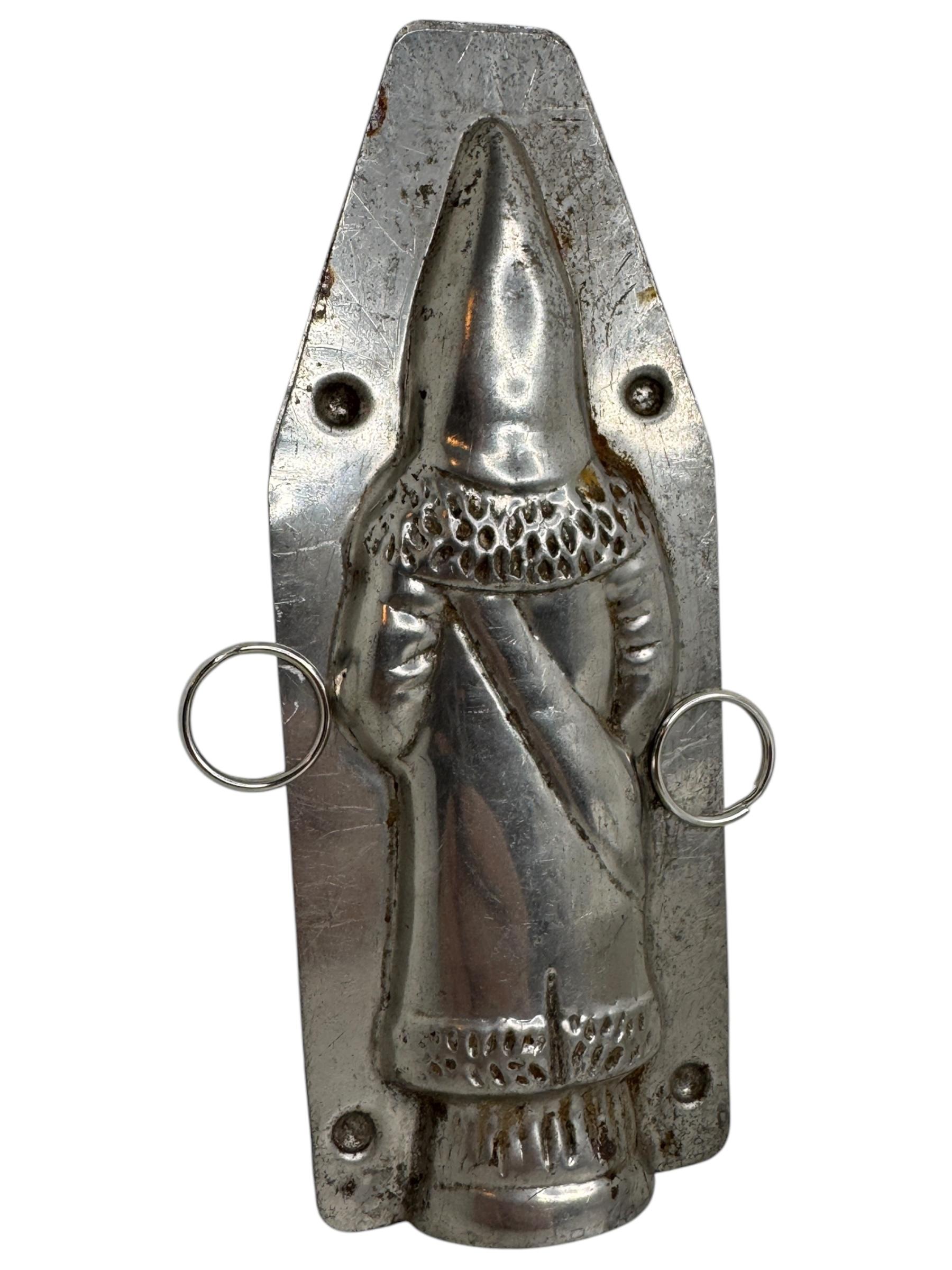 Santa Claus Belsnickle Chocolate Mold Antique 1910s, German Christmas For Sale 7