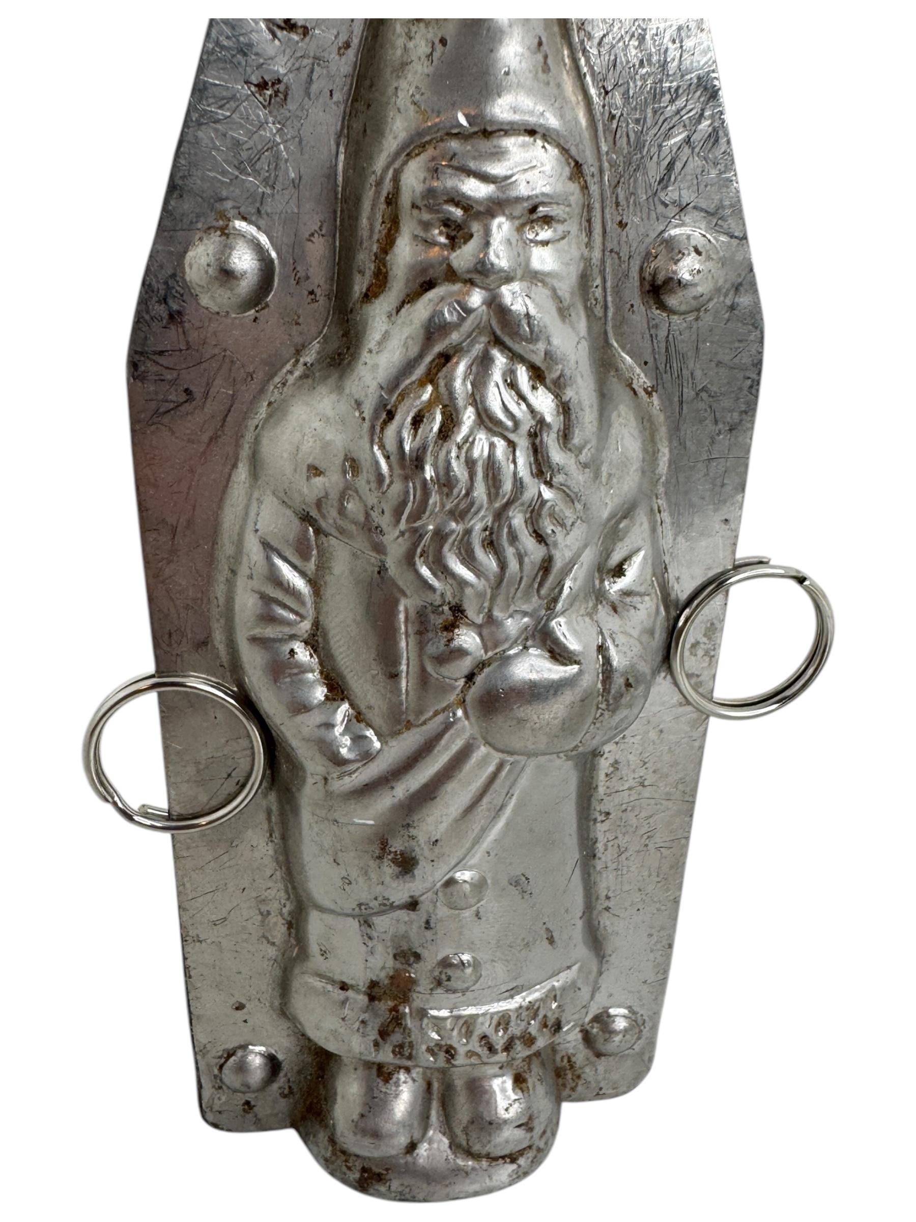 Santa Claus Belsnickle Chocolate Mold Antique 1910s, German Christmas For Sale 2