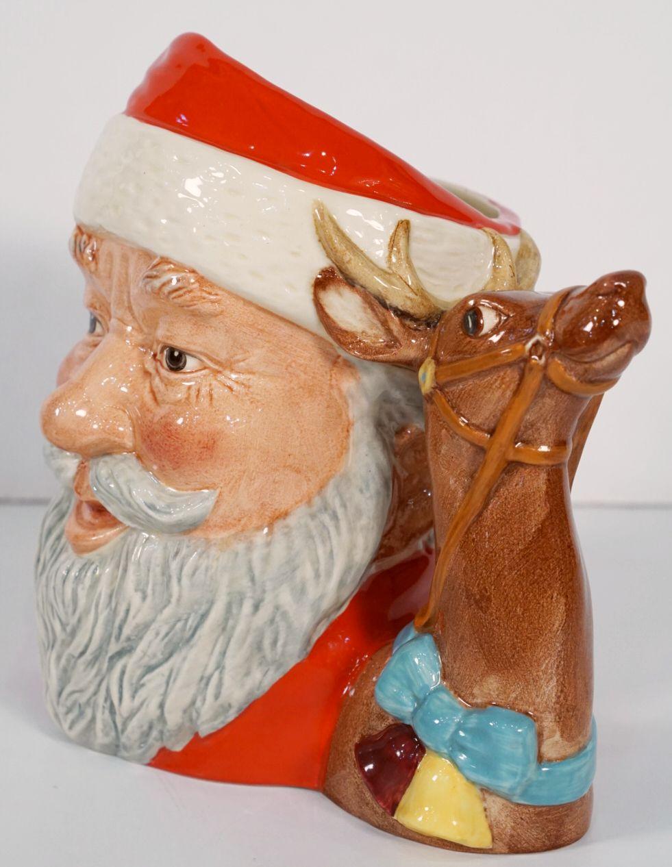 Santa Claus-Charakterkrug von Royal Doulton, England (Glasiert) im Angebot