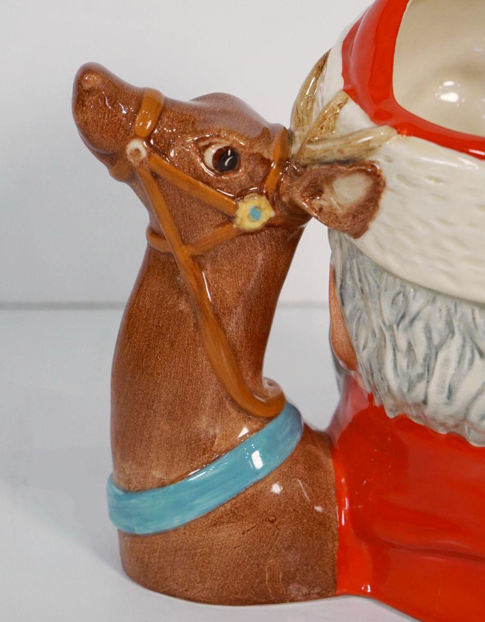Santa Claus Character Jug by Royal Doulton, England In Good Condition For Sale In Austin, TX
