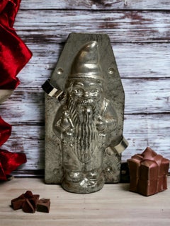 Santa Claus Christmas Chocolate Mold Antique 1920s, Germany