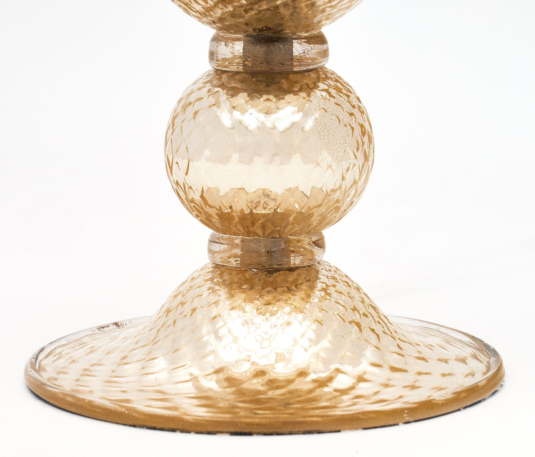 Santa Croce Murano Glass Lamps For Sale 3