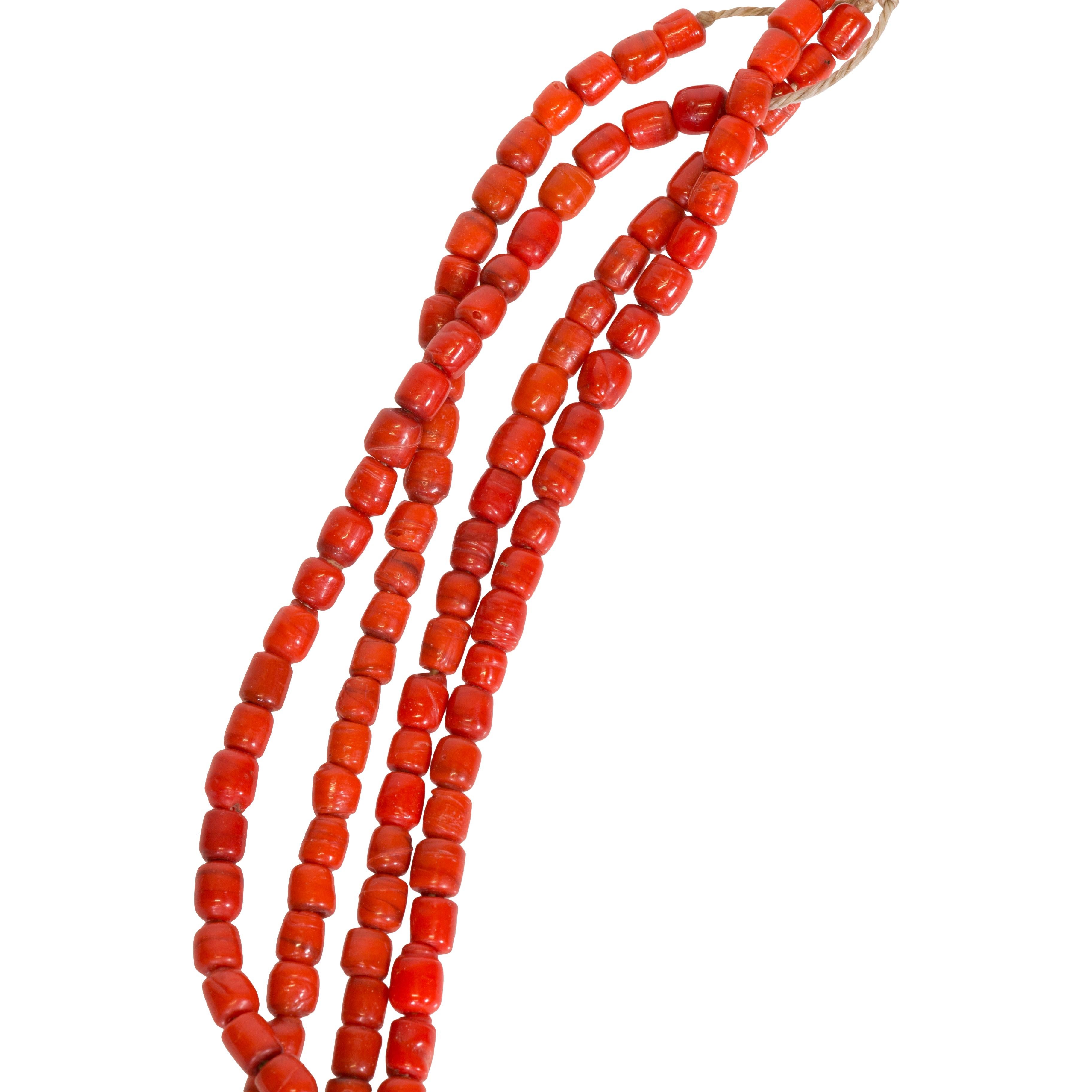 Santa Domingo Halskette aus Koralle und Türkis (Indigene Kunst (Nord-/Südamerika)) im Angebot