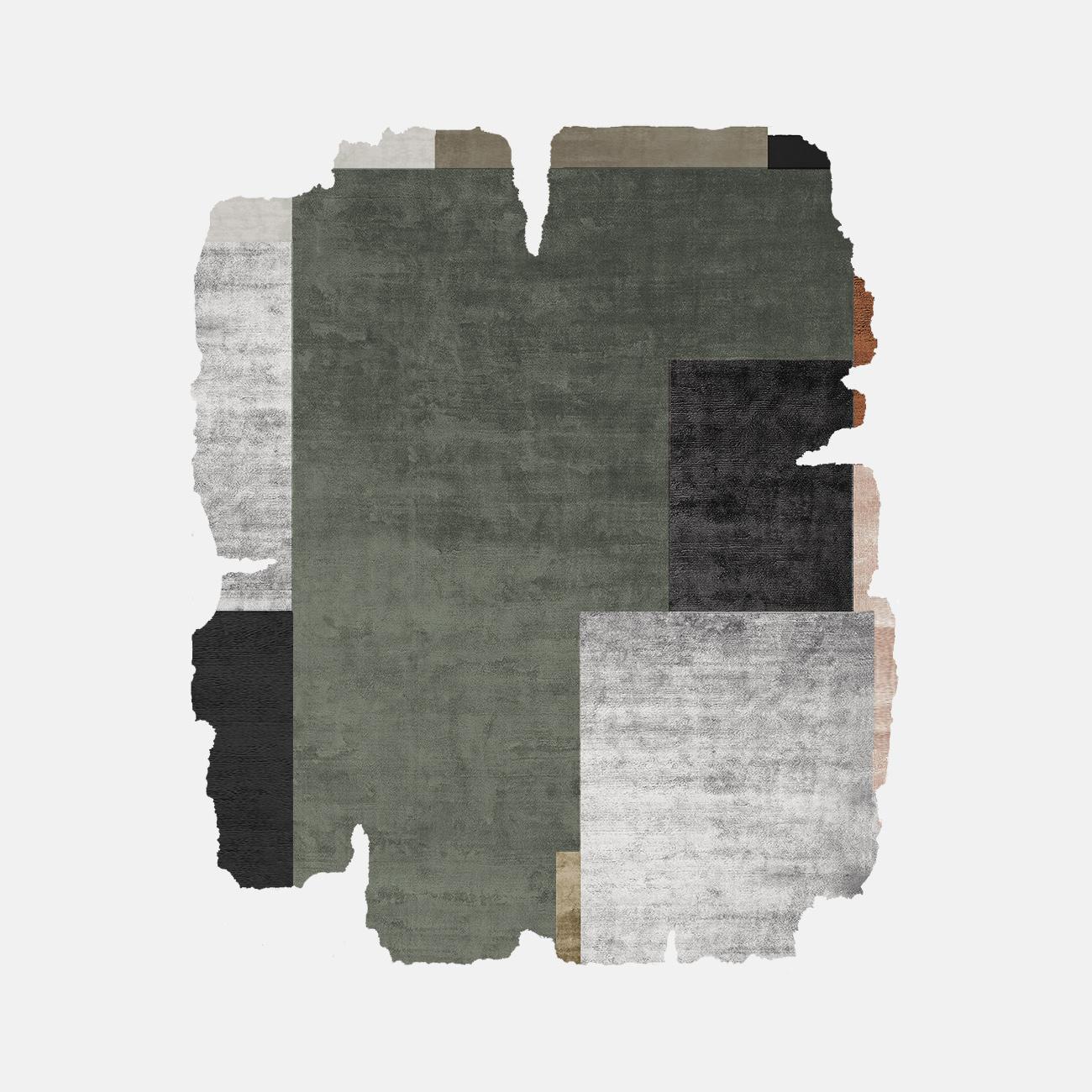 Santa Facile 99 Bevanti Edit Rug by Atelier Bowy C.D.
Dimensions: W 243 x L 300 cm.
Materials: Wool, silk.

Available in W140 x L220, W170 x L240, W200 x L300, W243 x L300 cm.

Atelier Bowy C.D. is dedicated to crafting contemporary handmade rugs