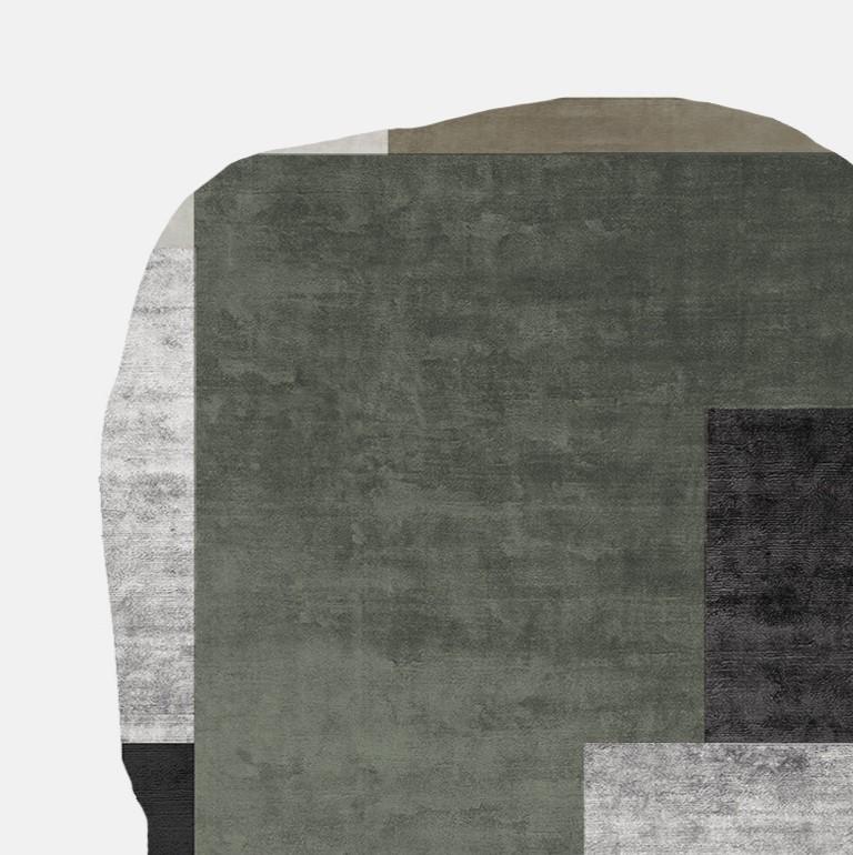 Post-Modern Santa Facile Deja Vu Edit Rug by Atelier Bowy C.D. For Sale