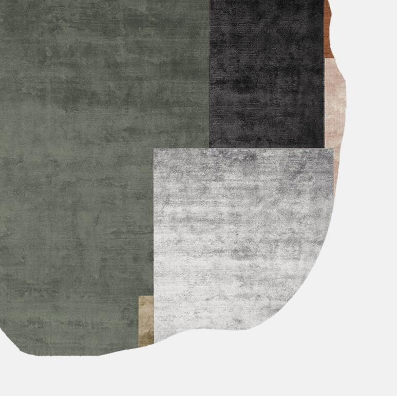 Swedish Santa Facile Deja Vu Edit Rug by Atelier Bowy C.D. For Sale