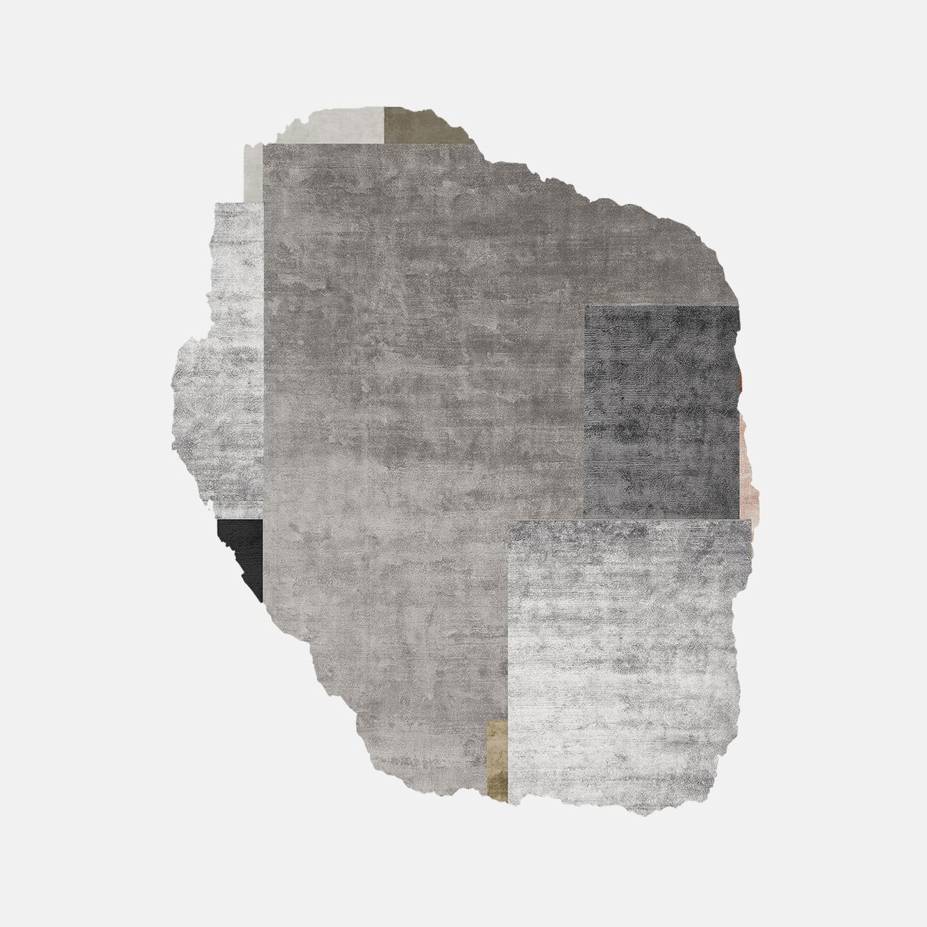 Santa Facile Puccini Edit Rug by Atelier Bowy C.D.
Dimensions: W 243 x L 300 cm.
Materials: Wool, silk.

Available in W170 x L215, W190 x L235, W210 x L245, W243 x L300 cm.

Atelier Bowy C.D. is dedicated to crafting contemporary handmade rugs for