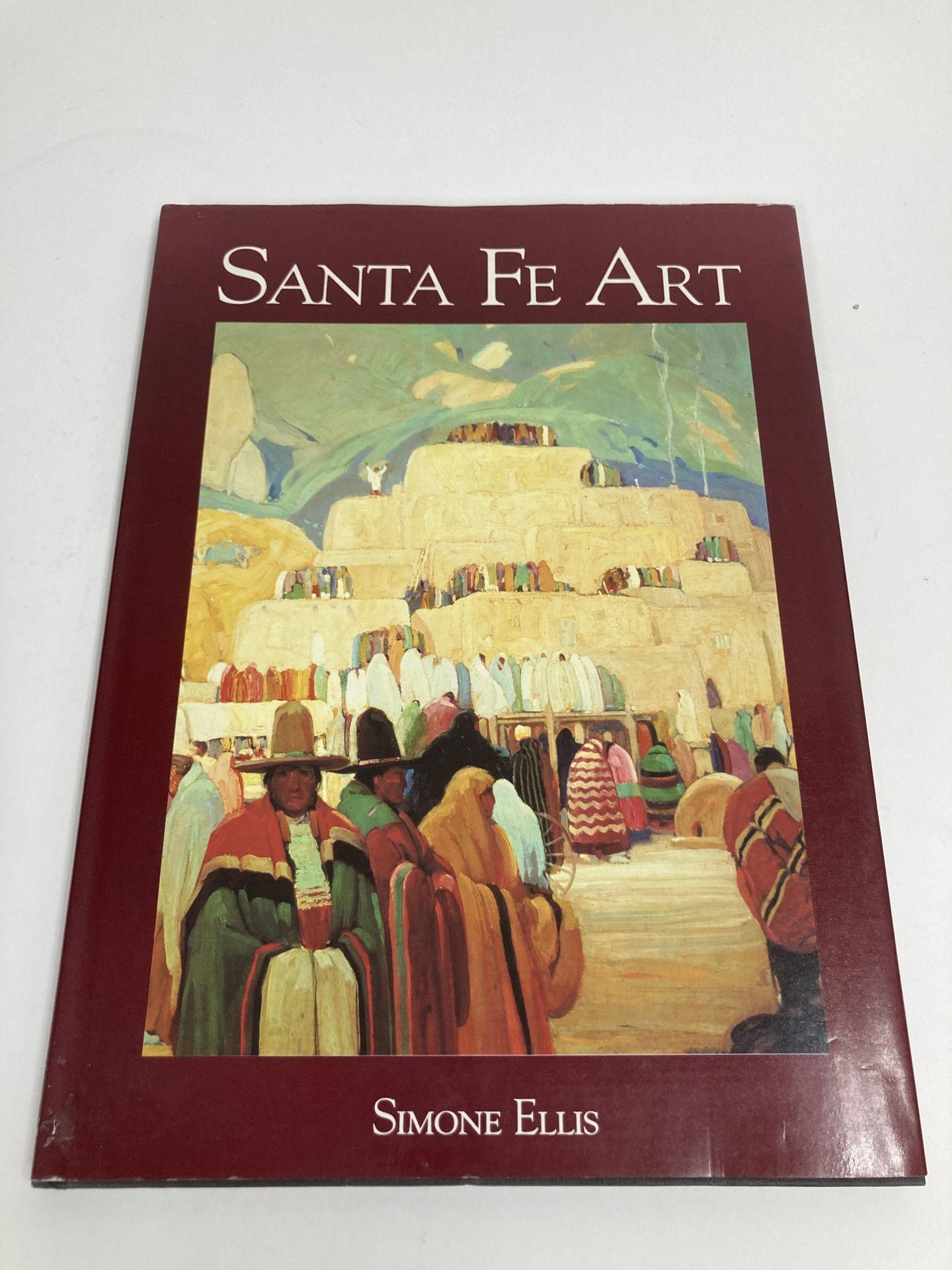 Santa Fe Art. Ellis, Simone. Published by Crescent Books., New York., 1993.
Large hardcover book.
Illustrated in black, white and color. Important reference work.
Title: Santa Fe Art.
Publisher: Crescent Books., New York.
Publication Date: