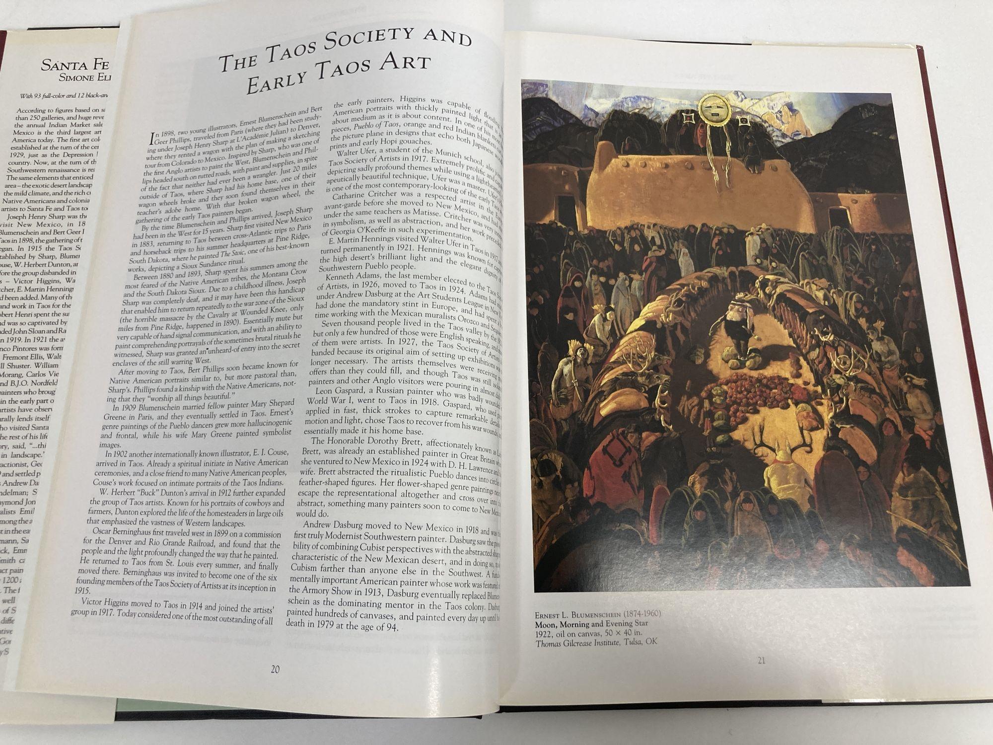 Santa Fe Kunst. Ellis, Simone, Herausgegeben von Crescent Books, New York, 1993 Groß (Papier) im Angebot