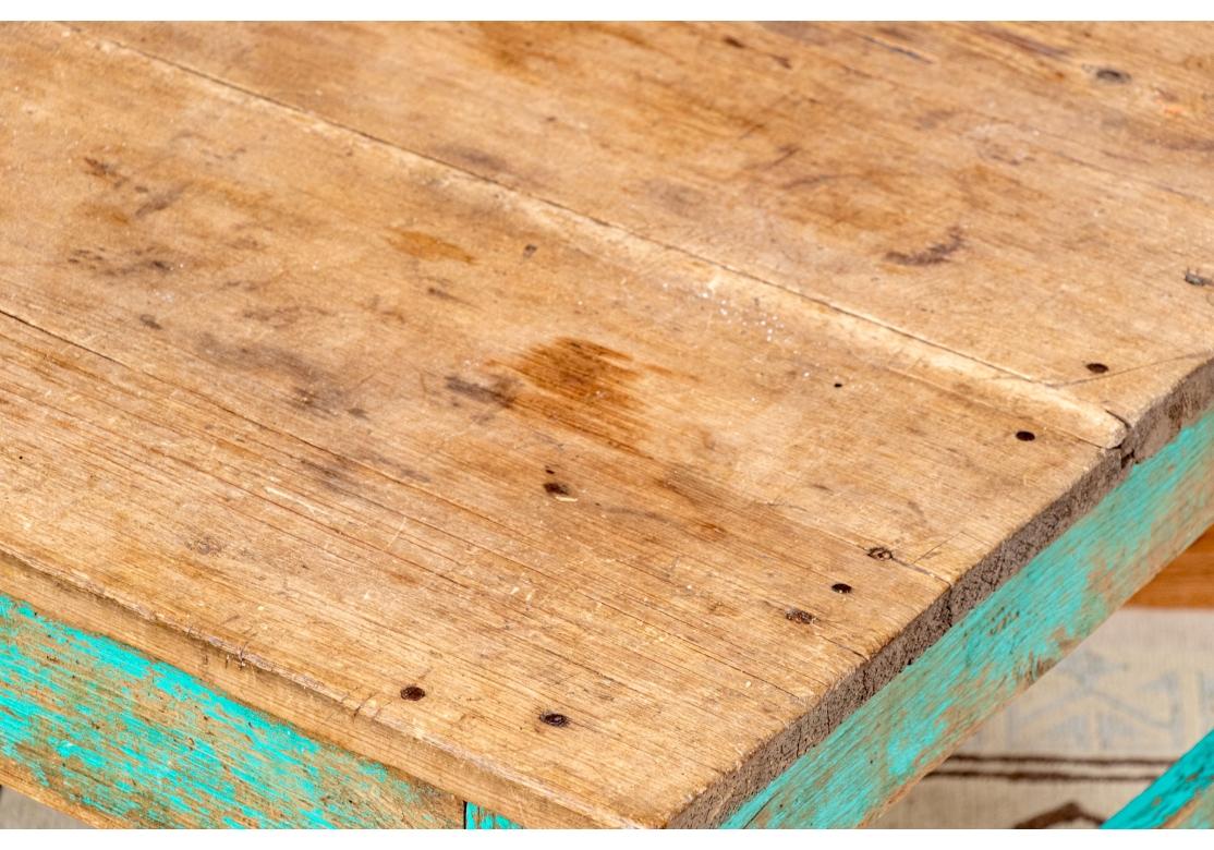 Santa Fe Painted Pine Cocktail Table From J. Sykes For Sale 7
