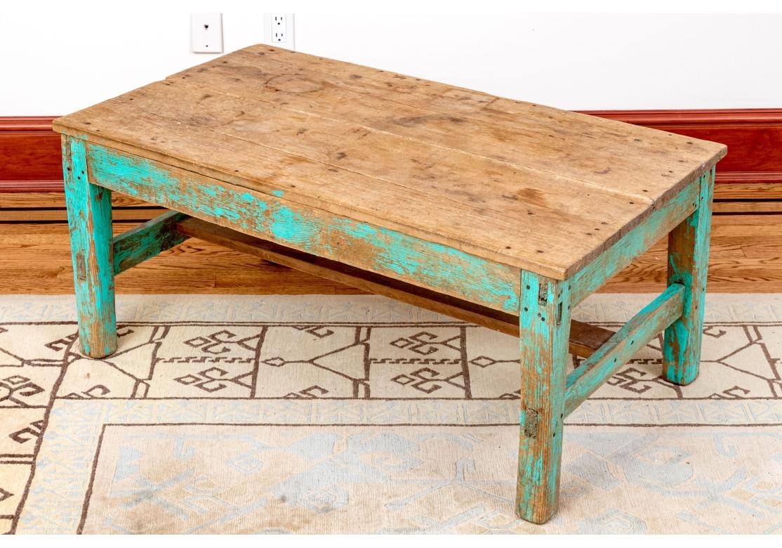 Santa Fe Painted Pine Cocktail Table From J. Sykes For Sale 3