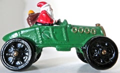 "Santa in A Race Car" Still Bank American, circa 1987
