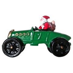 Vintage "Santa in A Race Car" Still Bank American, circa 1987