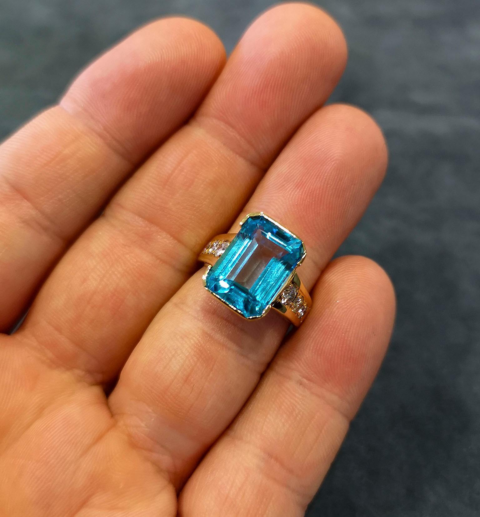 santa maria aquamarine rings