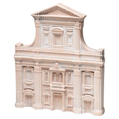 „Santa Maria del Fiore“ Terrakotta-Skulptur mit Kathedralenfront, Italien, 1950er Jahre
