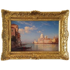 Antique "Santa Maria Della Salute, Venice" by Amédée Rosier