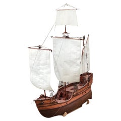 Antique Santa Maria Model Ship, Museum Quality
