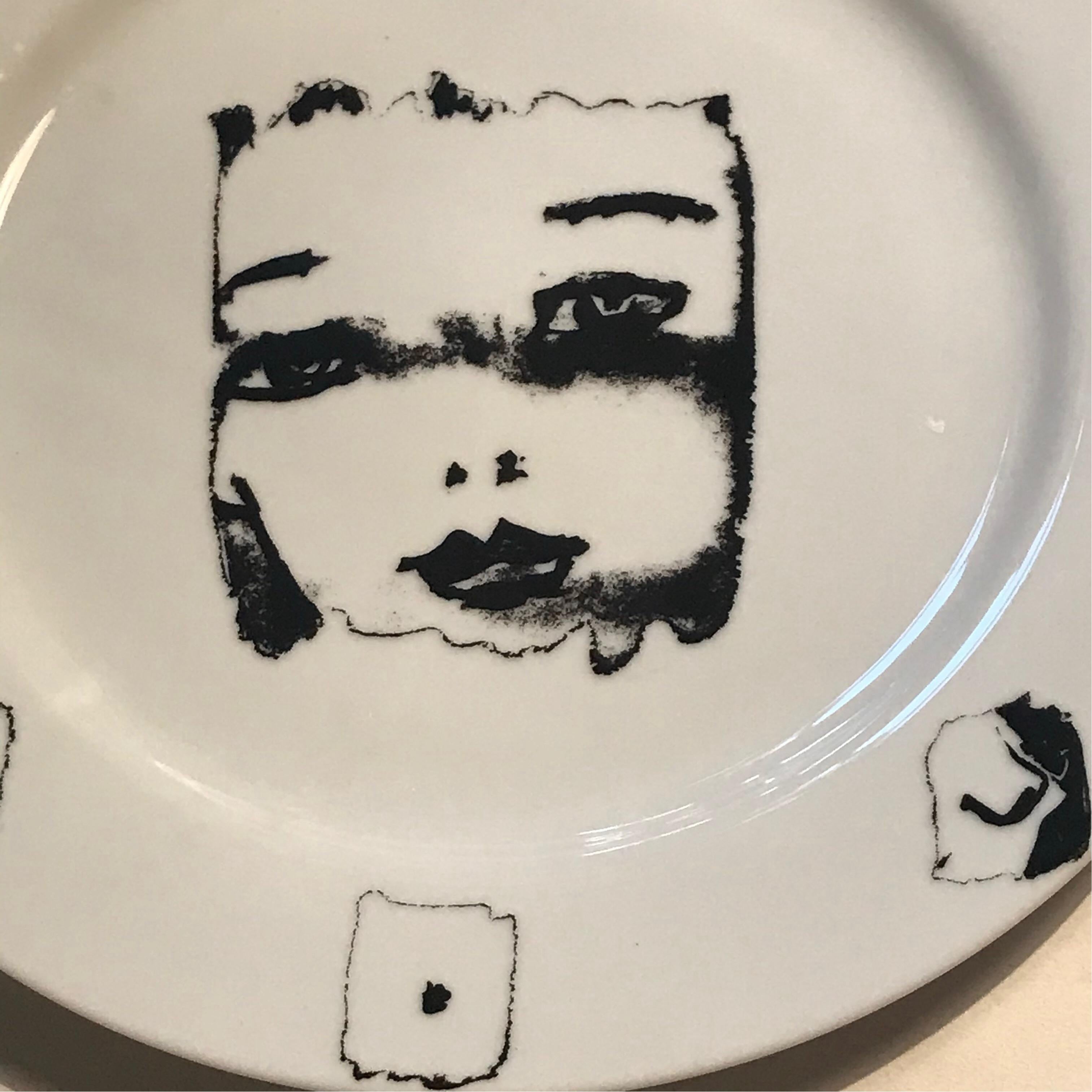 Ceramic plate designed by artist KimMcCarty, produced on the occasion of the Santa Monica Museum of Art’s 20th anniversary.

Kim McCarty Santa Monica Museum of Art 20th Anniversary artist plate ceramic 12 x 12 in. (30.48 x 30.48 cm.) Edition of