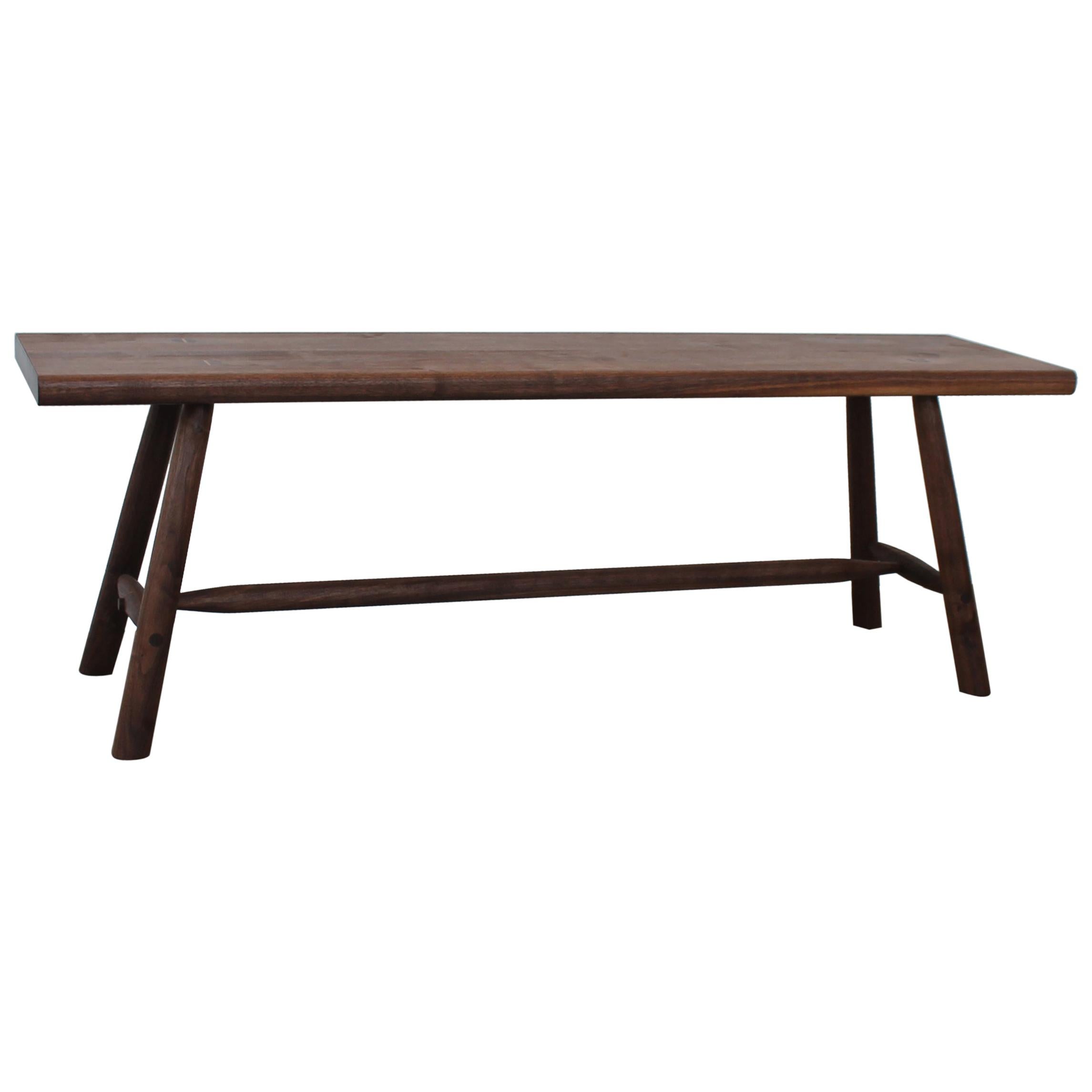 Santa Rosa Bench in Oiled Walnut in Stock