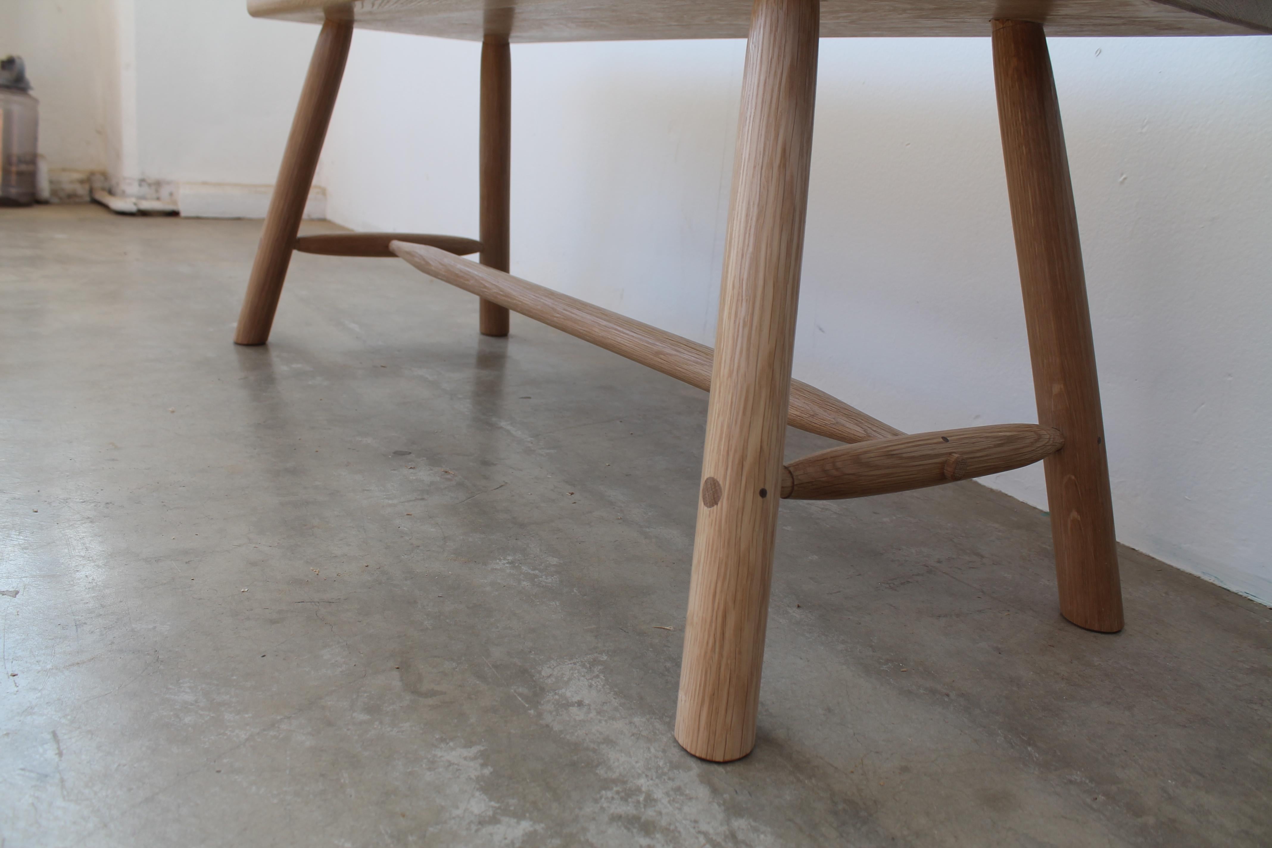 Americano Panchina Santa Rosa in Oak bianco in vendita