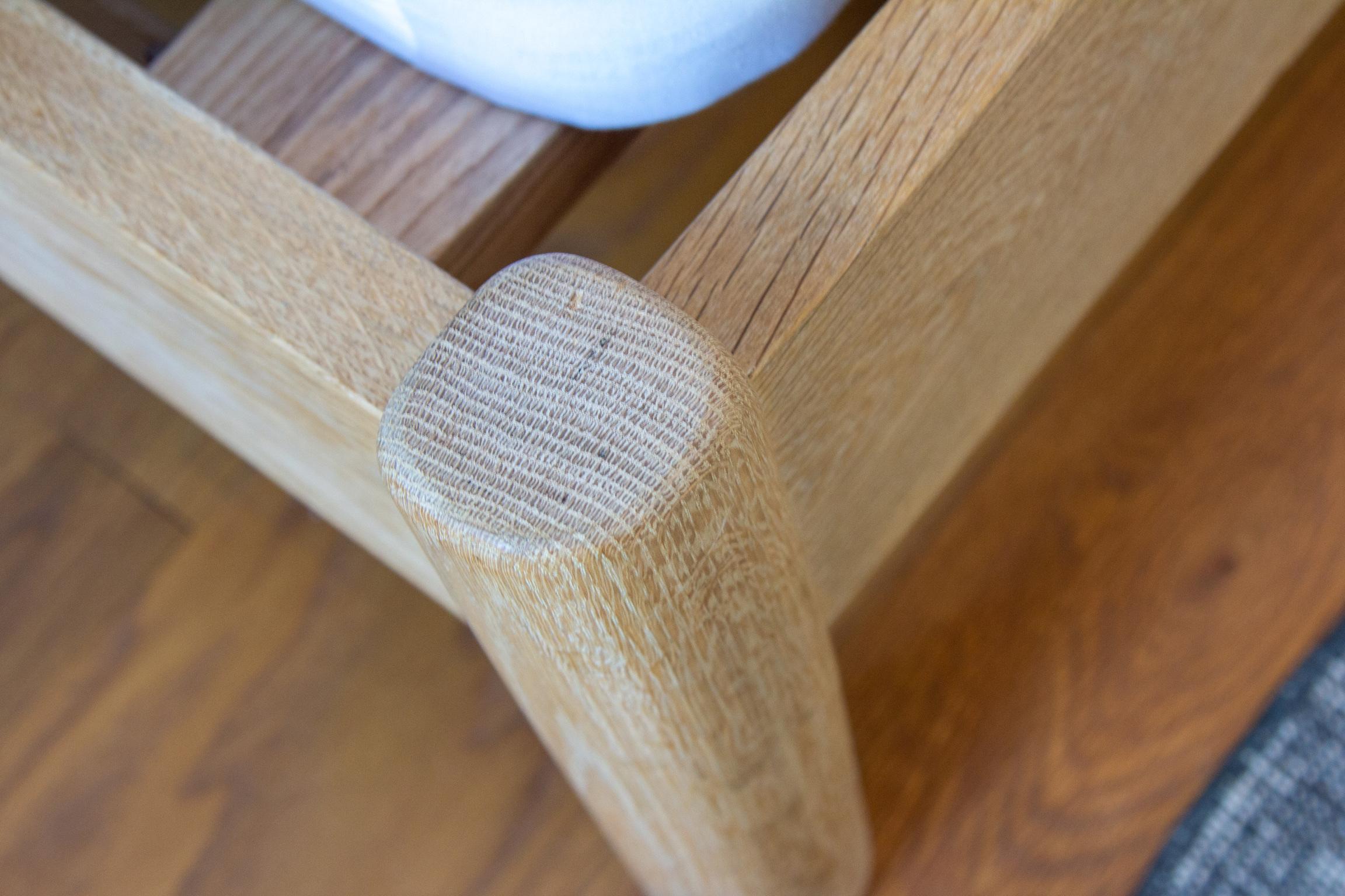 white oak bed frame