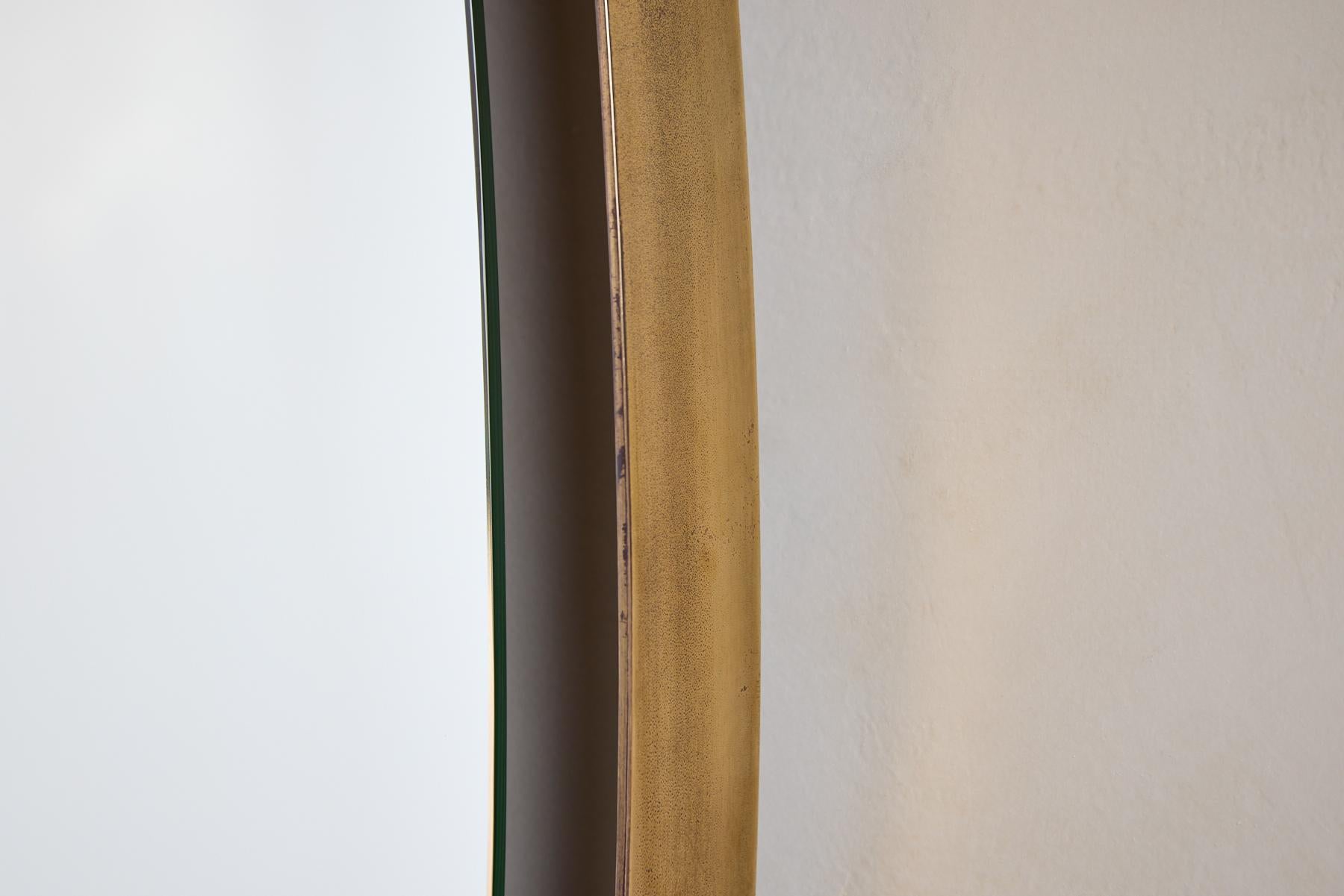 Santambrogio & De Berti Miroir en laiton en vente 5
