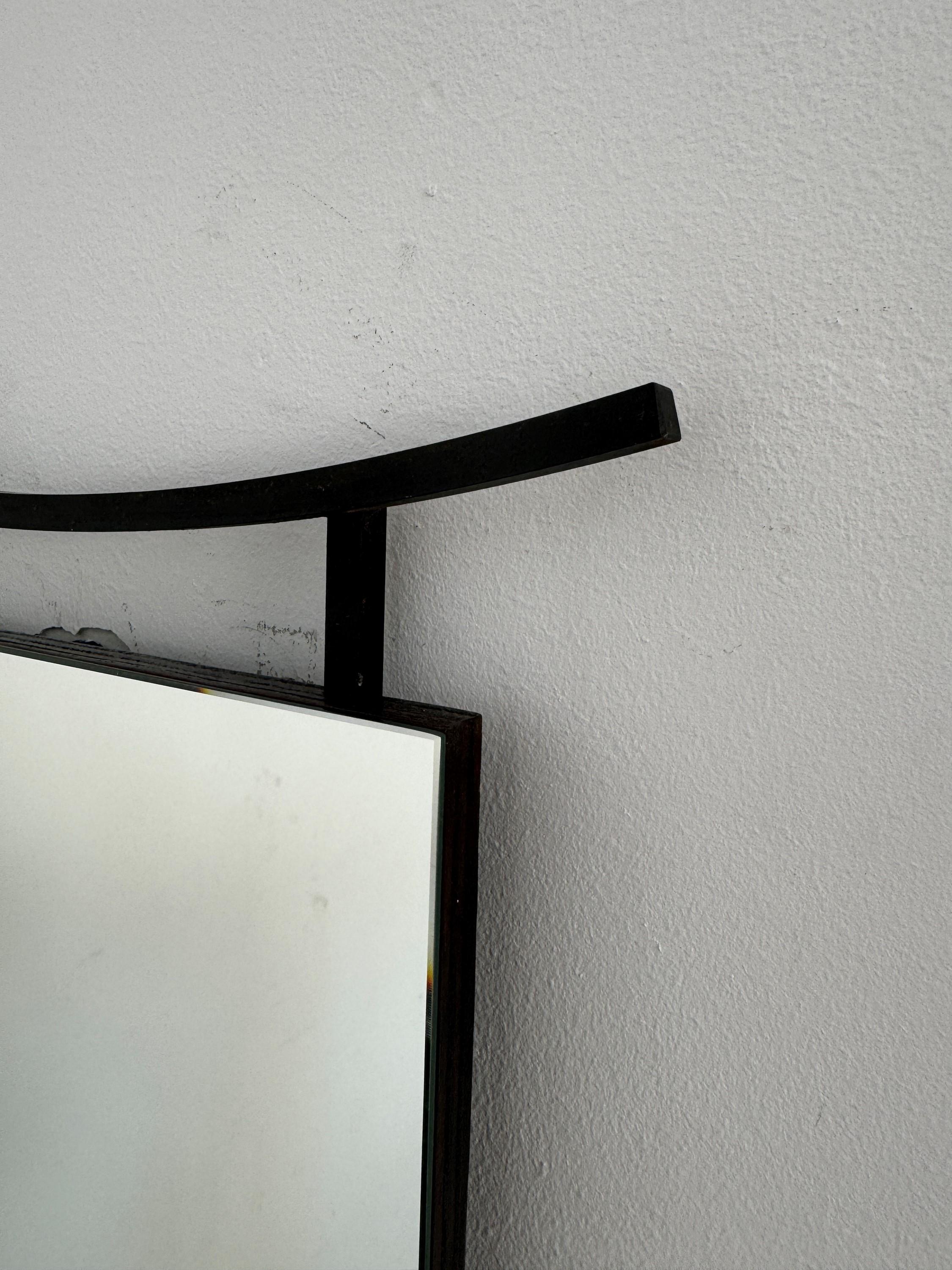 Italian Miroir lumineux Santambrogio De Berti (attr.), années 1950. en vente